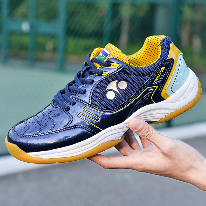 Shoe Non Slip Badminton - 2025 ماركة الأزرق الداكن الرجال النساء