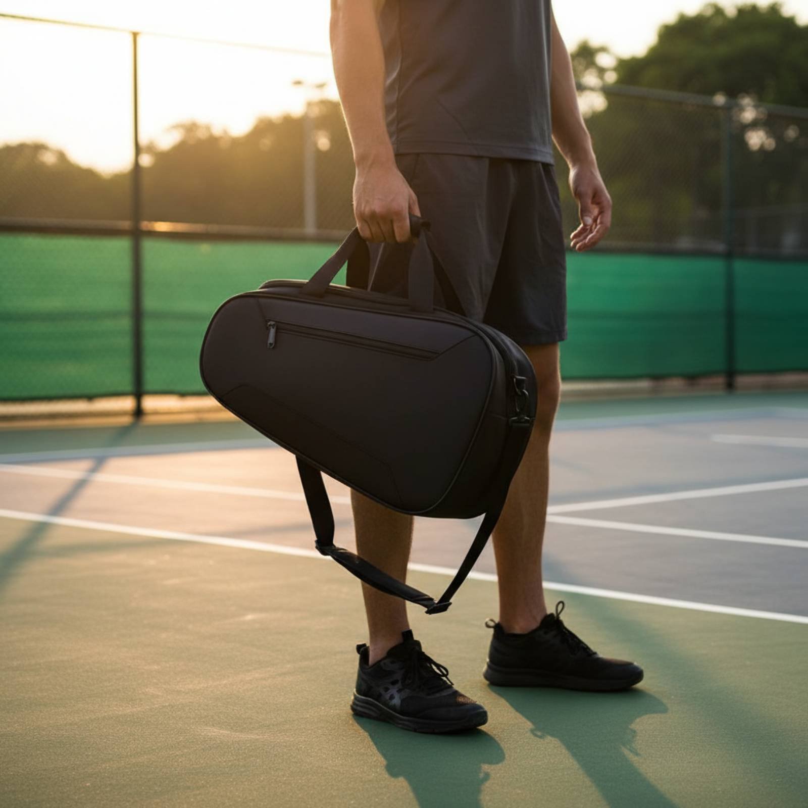 Badminton Racket - حقيبة مضرب بيكلبول متعددة الأنماط للحمل،