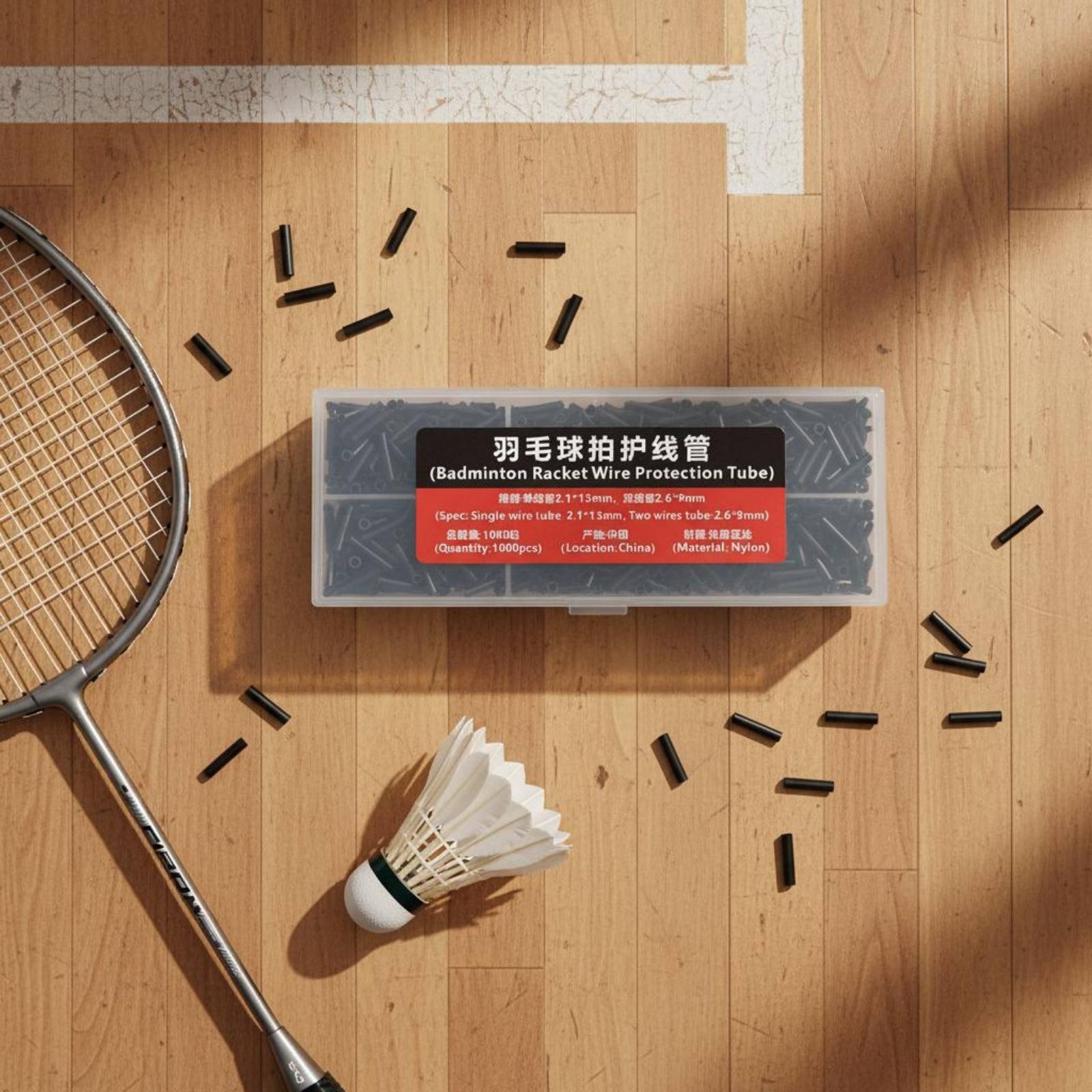 Badminton Racket - 1000 قطعة طقم حلقات تثبيت سلكية