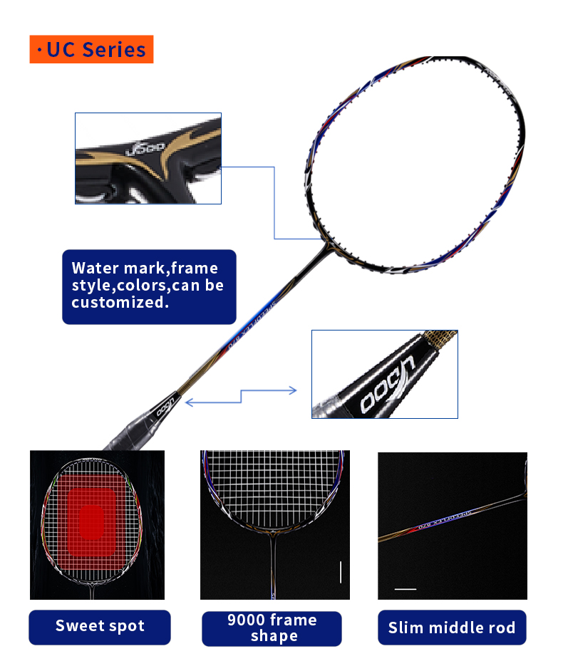 مضرب تنس الريشة UC670 3U مصنوع - مراجعة Badminton Racket وسعره